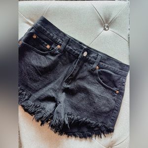 Pistola black denim shorts!